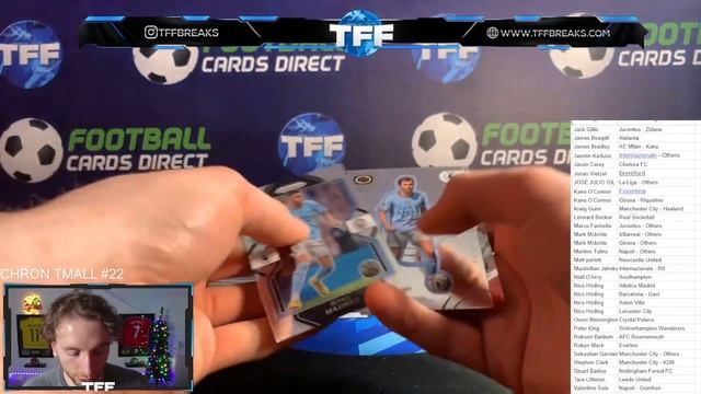 PANINI CHRONICLES SOCCER 22/23 36 TMALL BOX 3 CASE PYT/PYP #22