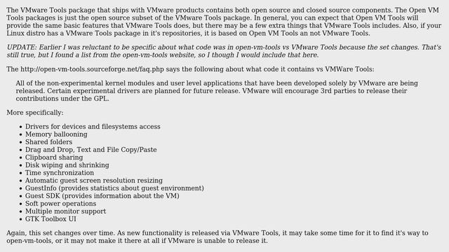 Open-VM-Tools vs VMware-Tools (2 Solutions!!)