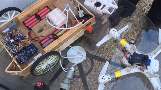 Quadcopter UPGRADE and test - MJX X101 & Yi 4K camera & turnigey 1600mAh battery