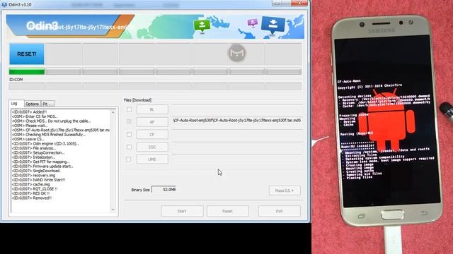 Unlock, Root SAMSUNG J5 PRO SM-J530F | J7 PRO SM-J730F By Z3X Andoid 7.0 Nougat