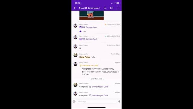BT Cloud Work - Sharing Files and Task Management on your Mobile