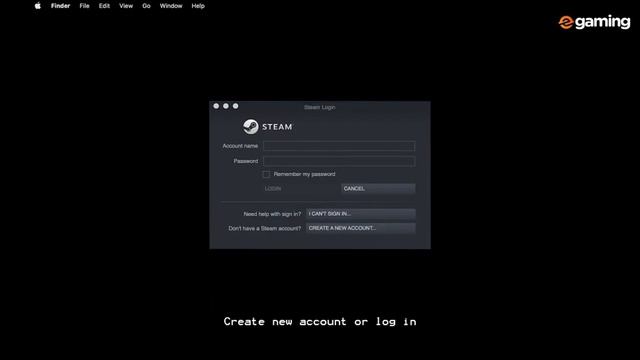 How to activate a Steam product on Mac OS
