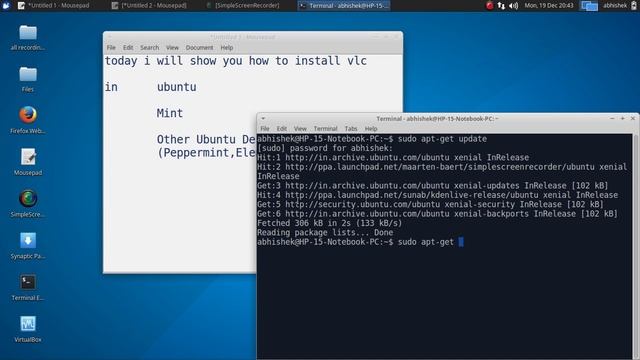 How to install vlc in ubuntu and its derivative