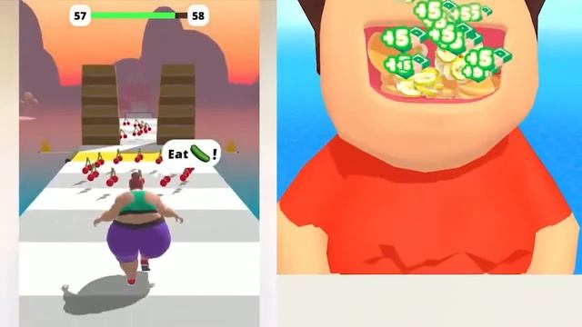 MAX LEVEL in Fat 2 Fit VS Panecake Run   Android iOs Games All Levels Walkthrough
