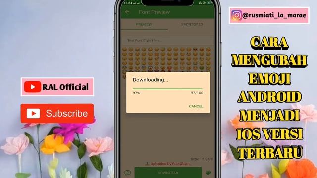 TUTORIAL MENGUBAH EMOJI ANDROID MENJADI IOS 14 TERBARU