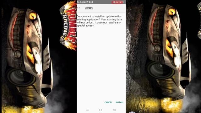 How to Play rumble racing games for android Phone