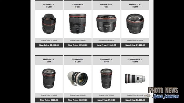 Photo News : Canon drops