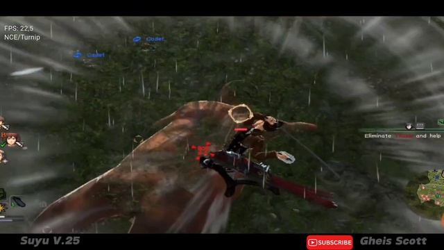 Attack On Titan 2 Suyu NCE Emulator V.25 Gameplay Snapdragon 855 Android 10