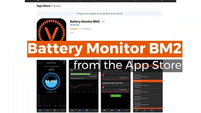 Baintech Bluetooth Battery Monitor