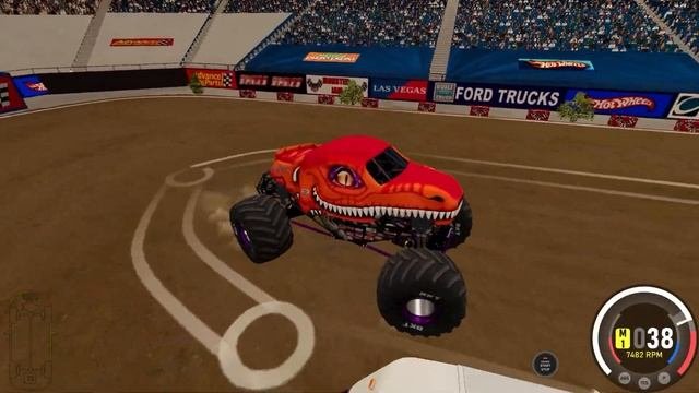 BeamNG.drive: Pontiac Silverdome 3-truck Freestyle