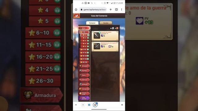 TAP FANTASY QUE ROPA COMPRAR SEGUN EL PERSONAJE