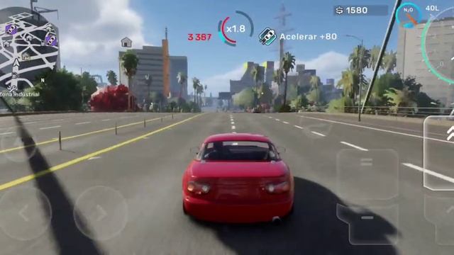 Jugando car x street en el lg g8 thinq android 12