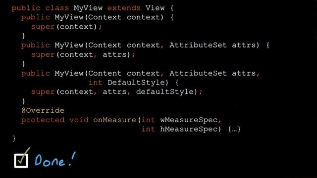 Create Your Own View - Developing Android Apps