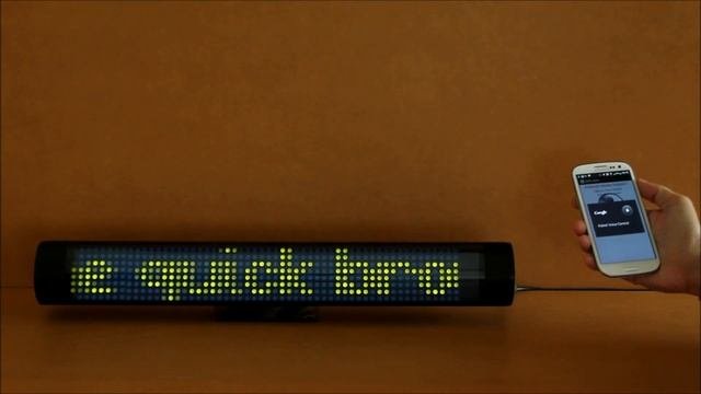 Voice Input Arduino Bi-color LED Matrix Scrolling Text Display (Bluetooth + Android) - JolliFactory