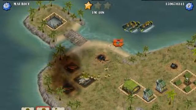 Battle Islands - Command Bunker Rank 1 - 3 Stars