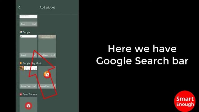 How to fix Google search bar missing from home screen on android Phone? - Smart Enough