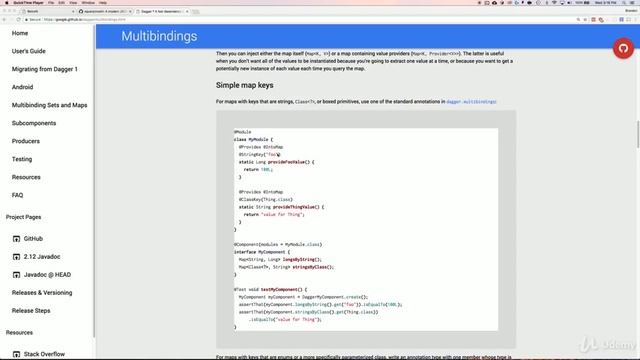 Advanced Android - Architecture with Dagger 2 and more : Dagger Multibindings Explanation