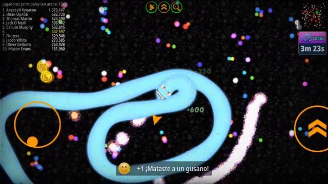Zona Gusanera.io-(Gameplay 4)-Numero 1 En Time