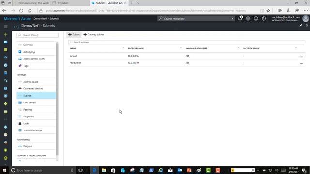 Implement and Manage Azure Virtual Networks