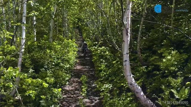 Downhill с сопки Петровской | Downhill from Petrovskaya hill