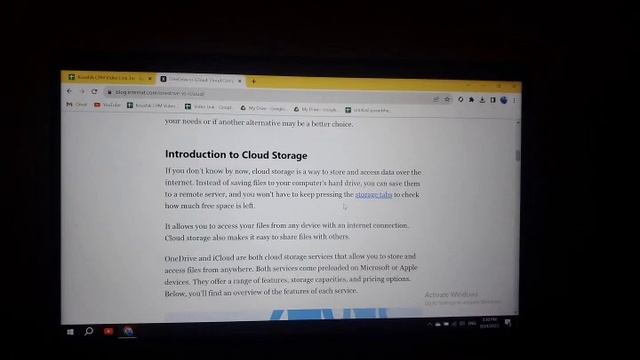 OneDrive vs iCloud PC or Mac Cloud Storage