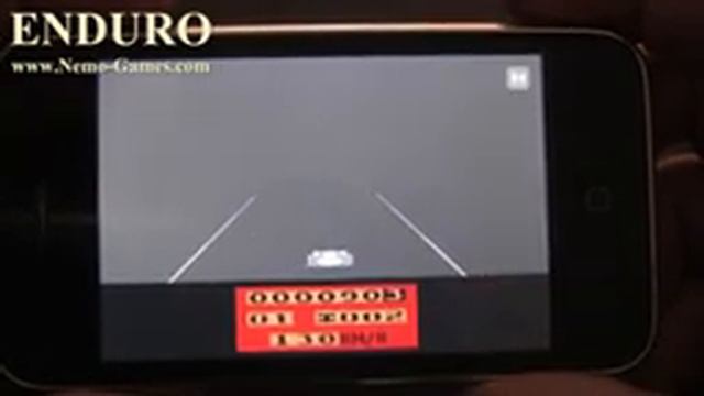 Enduro - Atari 2600 Game on iPhone