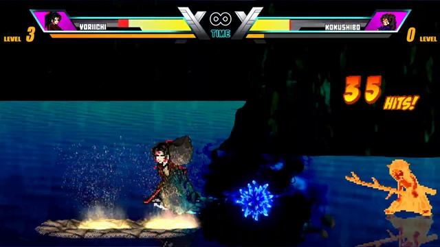 Mugen  Yoriichi vs Kokushibo  (Jump Force Mugen V11)