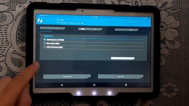 E Tab5 - Açılış Yazısı Değiştirme