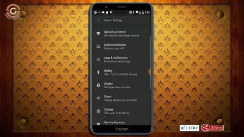 Stable Oreo 8.1 For Huawei Honor 7X (Resurrection Remix v6.0) Official Update and Review