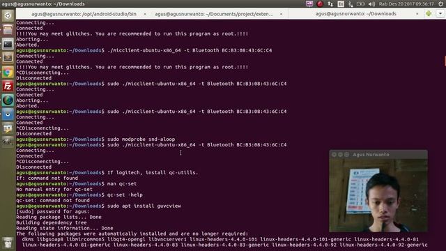 Cara menggunakan microphone android untuk menampikan suara ke speaker laptop