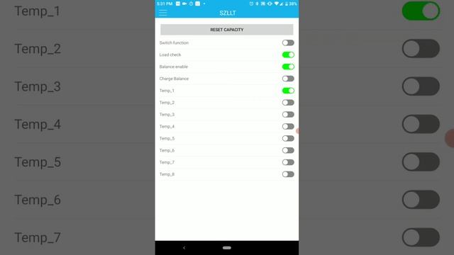 how to set balance on xiaoxiang bms Android app.