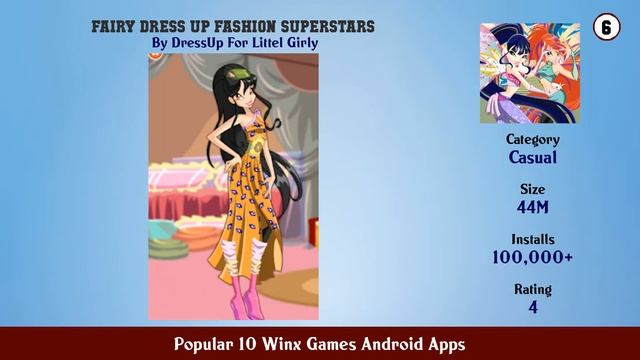 Popular 10 Winx Games Android Apps