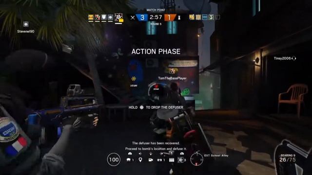 FULL Rainbow Six Siege Ranked Gameplay CLUTCH WIN [Un-CUT] #5