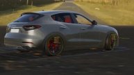 360 View OF Maserati Levante 2017 Fully Rigged (Red Interior) low-poly 3D model
