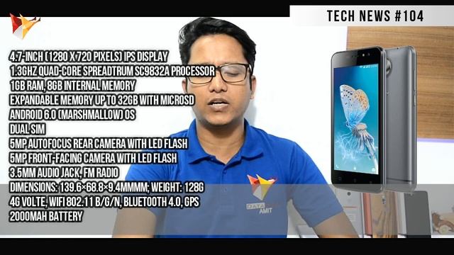 Tech News of The Day #104 - VOLTE,Android 7.1.2 beta,OPPO A57,Intex Aqua Amaze+,Ball Slide Brisk