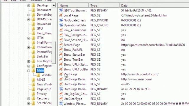 Remove/Uninstall Searchconduit.com from Your Browser