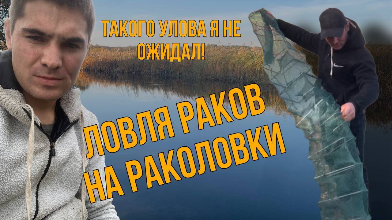 Поставил раколовки / наловил Раков / сварил Раков в казане на природе  / Такого улова я не ожидал