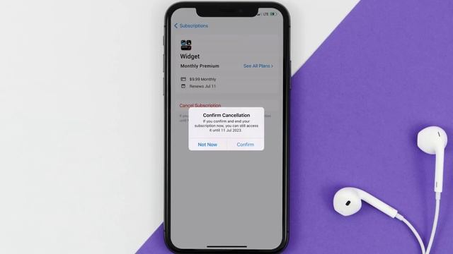 How to Cancel Widget Subscription