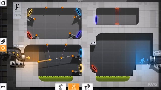 Bridge Constructor Portal - Walkthrough - Part 4 - Colorings (PC HD) [1080p60FPS]