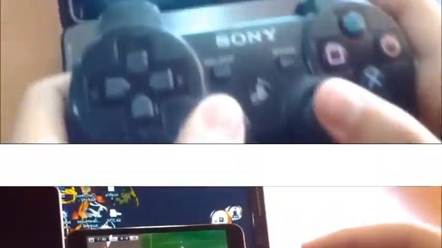Using PlayStation 3 Controller with Android device demonstration