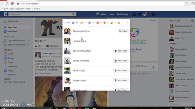 Facebook Purple Color Flower Reaction Icon - Know Meaning of this reaction button