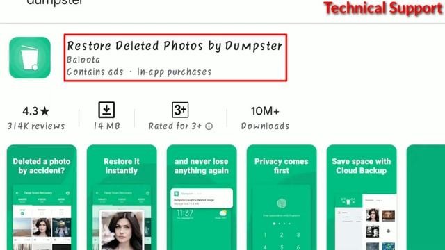 Popular Photos & Videos Recovery apps |use to recover your deleted files| Technical Support Hindi m