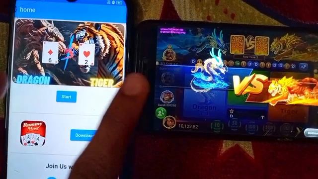 dragon tiger, dragon vs tiger game trick today, rummy most dragon tiger winning tricks, Rummy Most