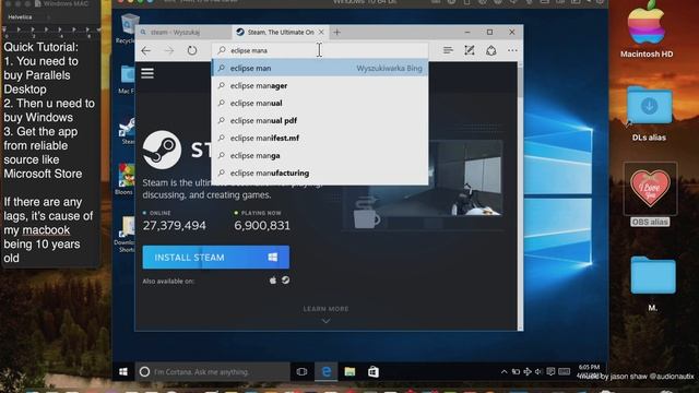 How YOU Can Use Eclipse Manager (Windows App) on MAC OS? Tutorial