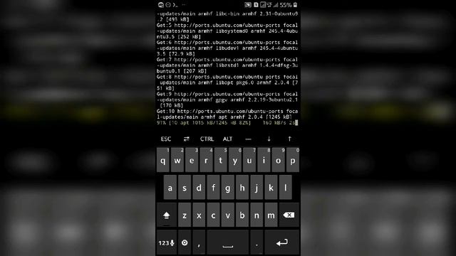 How to install Ubuntu 20.04 with xfce4 on Android
