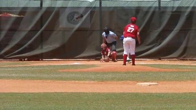 Alex Reed Nationals 2014 strikeout view from the cheap seats
