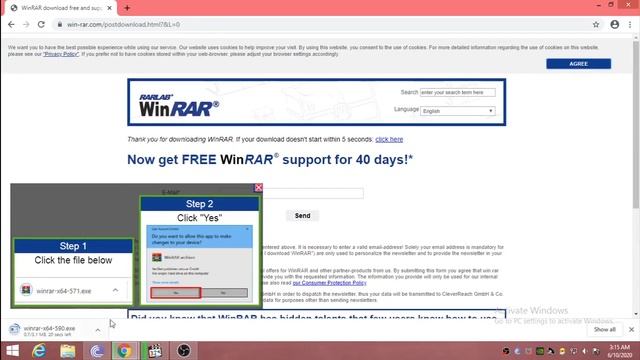 How to Extract rar file in  windows?