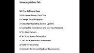 Top Ten Things to do After buying your Galaxy Tab 10.1