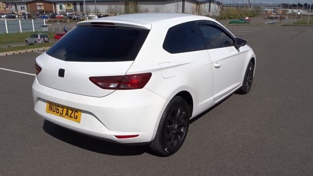 2013 SEAT LEON SE TECHNOLOGY 1.6 TDI DIESEL WHITE 2 DOOR F/S/H LOW MILES £0 TAX