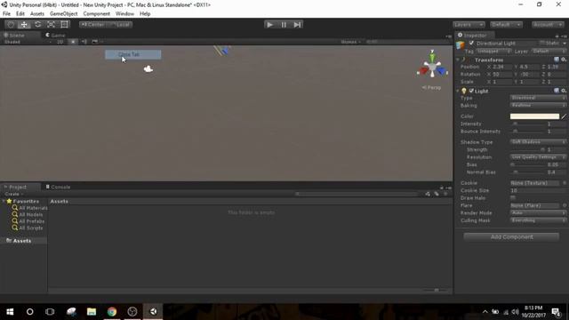 How to go default setting on unity|2018 tutorial